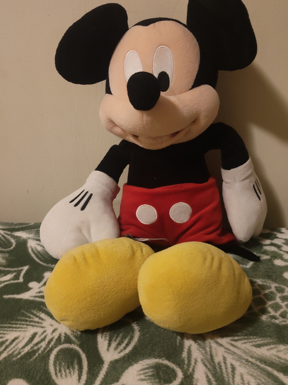 Disney Mickey Mouse Plush - Black, Red, Yellow